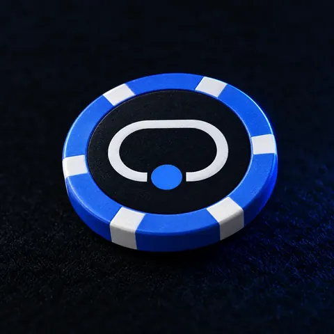 A Driller chip on the felt